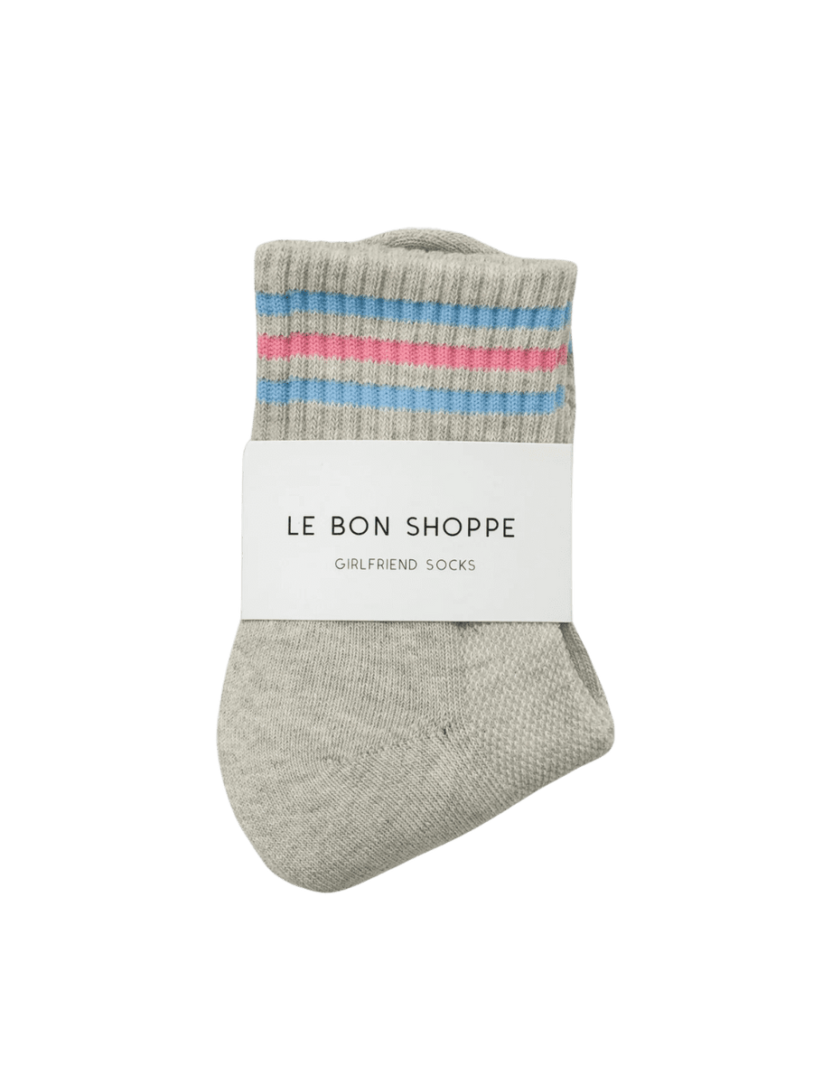 Le Bon Shoppe Girlfriend Sock - Bright Grey | Twentyseven Toronto 