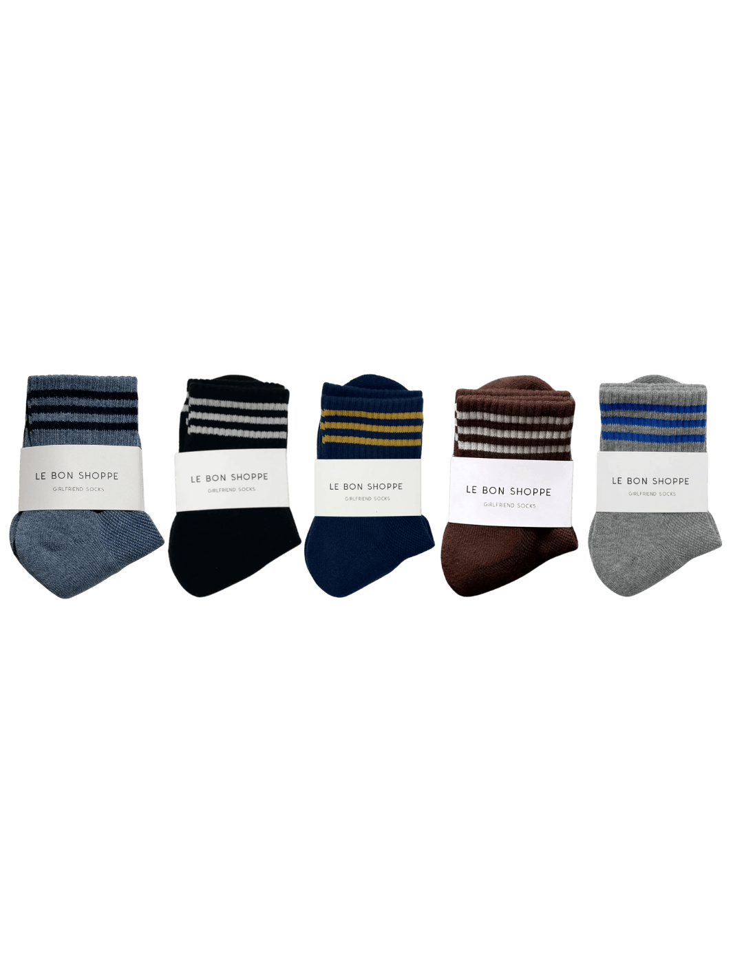 Le Bon Shoppe Girlfriend Sock Dark Set - Pack of 5 | Twentyseven Toronto