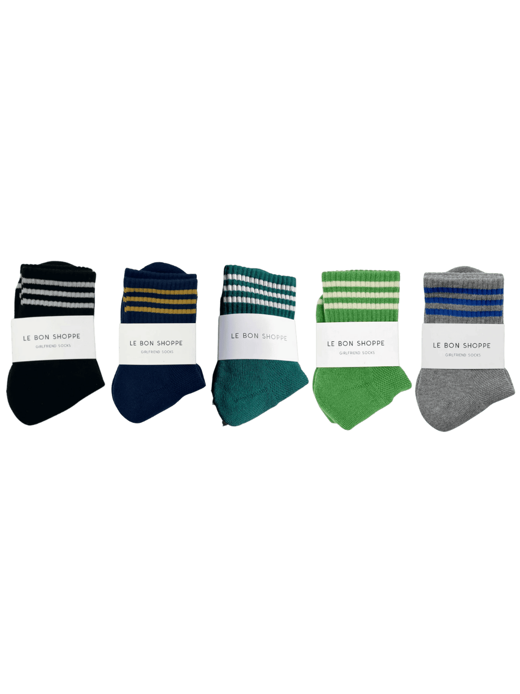 Le Bon Shoppe Girlfriend Sock Evergreen Set - Pack of 5 | Twentyseven Toronto