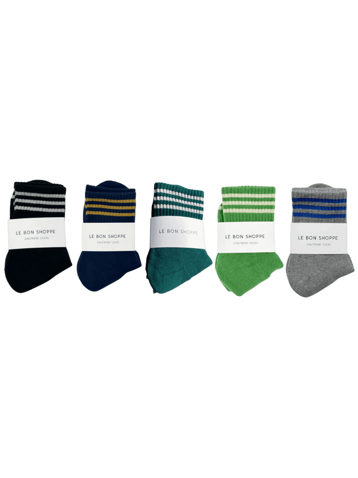 Le Bon Shoppe Girlfriend Sock Evergreen Set - Pack of 5 | Twentyseven Toronto