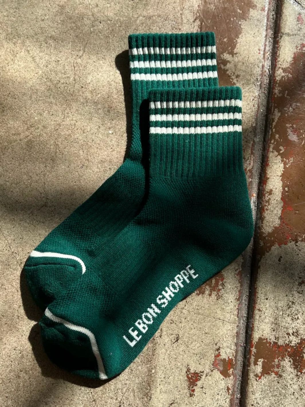 Le Bon Shoppe Girlfriend Socks - Hunter Green | Twentyseven Toronto