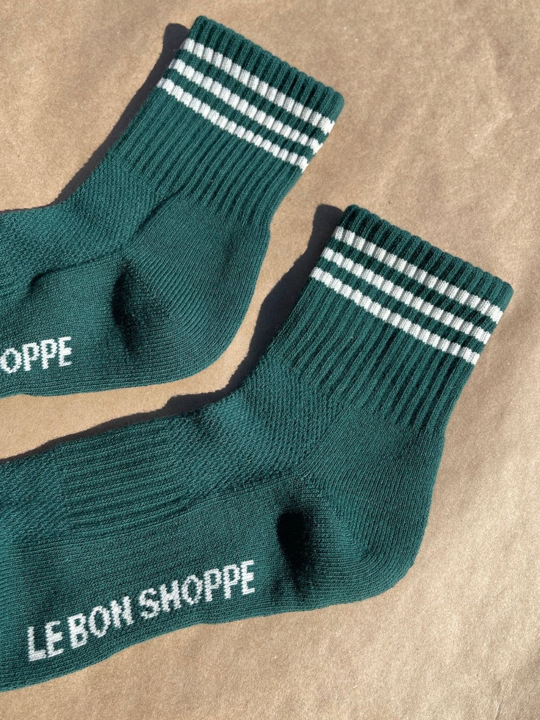 Le Bon Shoppe Girlfriend Socks - Hunter Green | Twentyseven Toronto