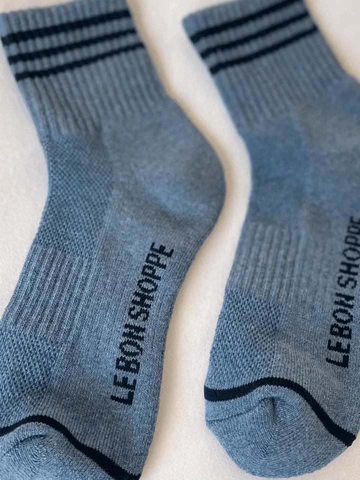 Le Bon Shoppe Girlfriend Socks - Indigo | Twentyseven Toronto