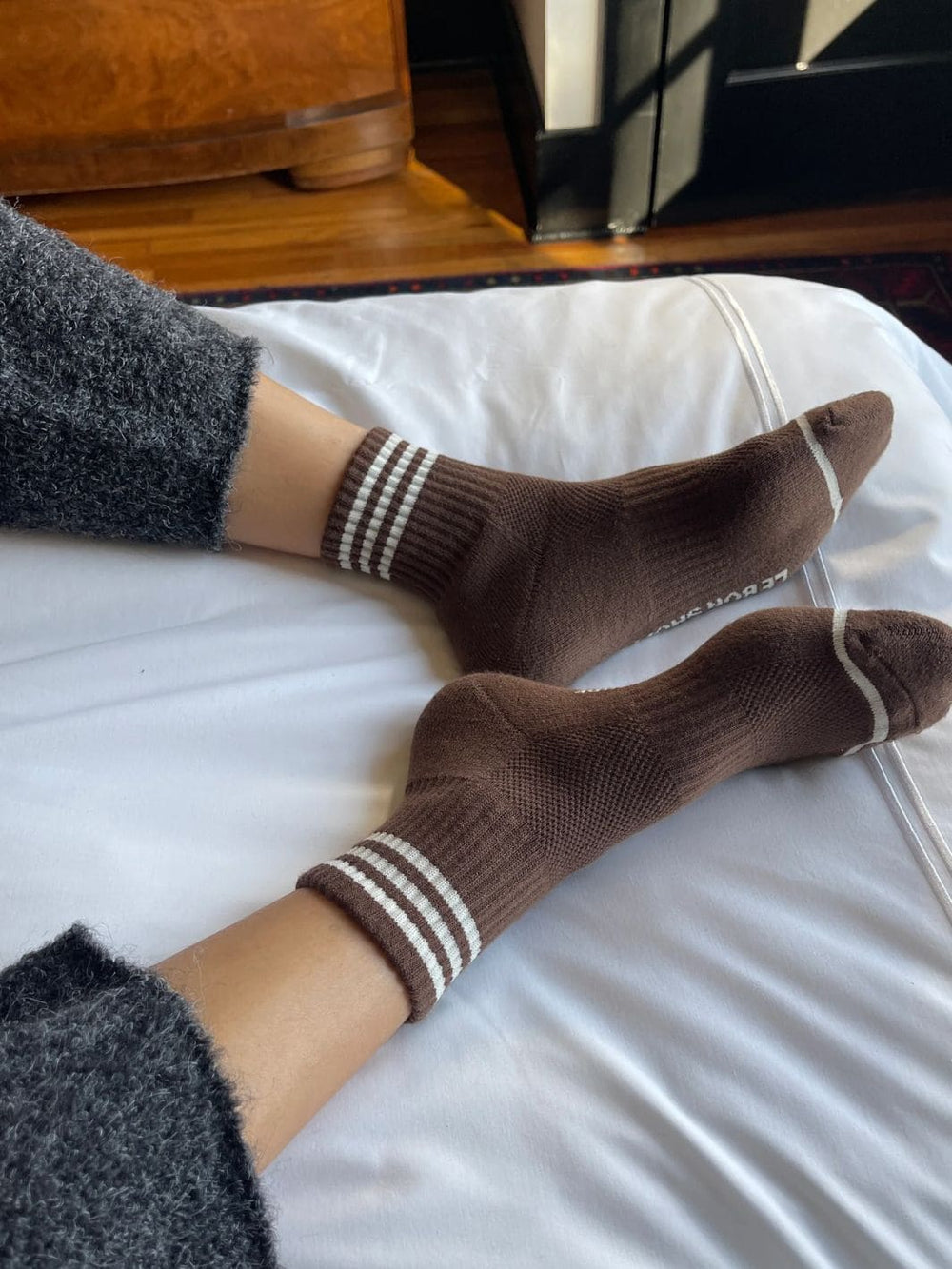 Le Bon Shoppe Girlfriend Sock in Mahogany | Twentyseven Toronto 