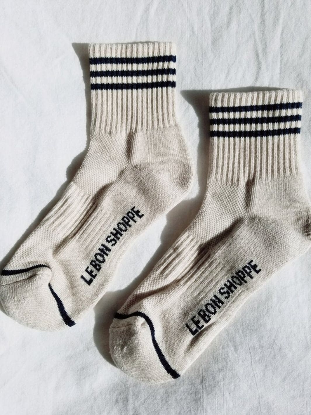 Le Bon Shoppe Girlfriend Socks - Oatmeal | Twentyseven Toronto