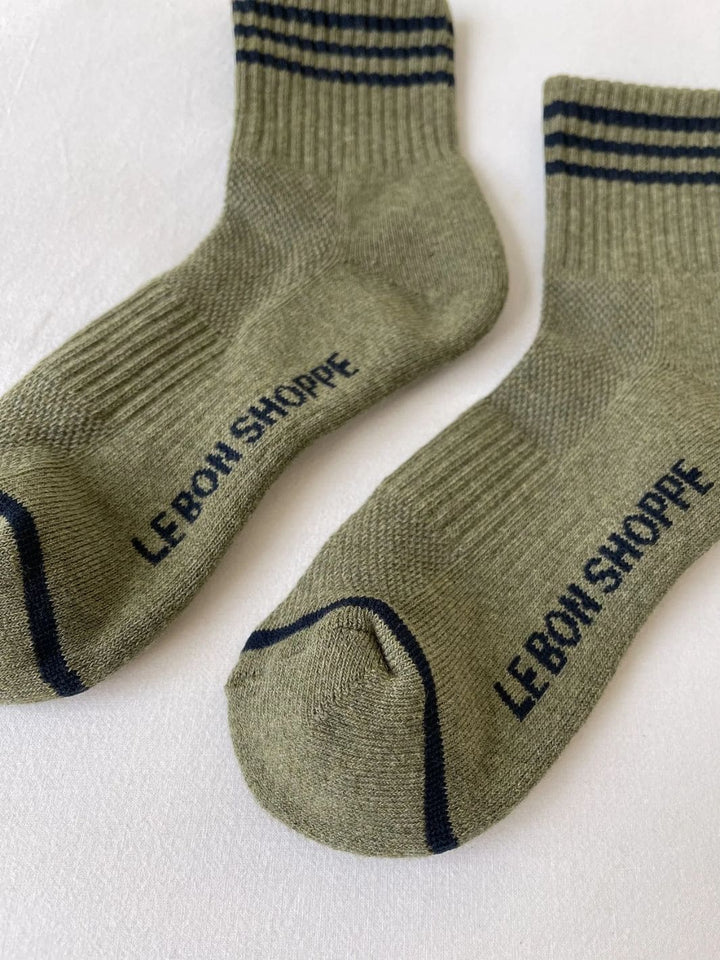 Le Bon Shoppe Girlfriend Socks - Sage | Twentyseven Toronto