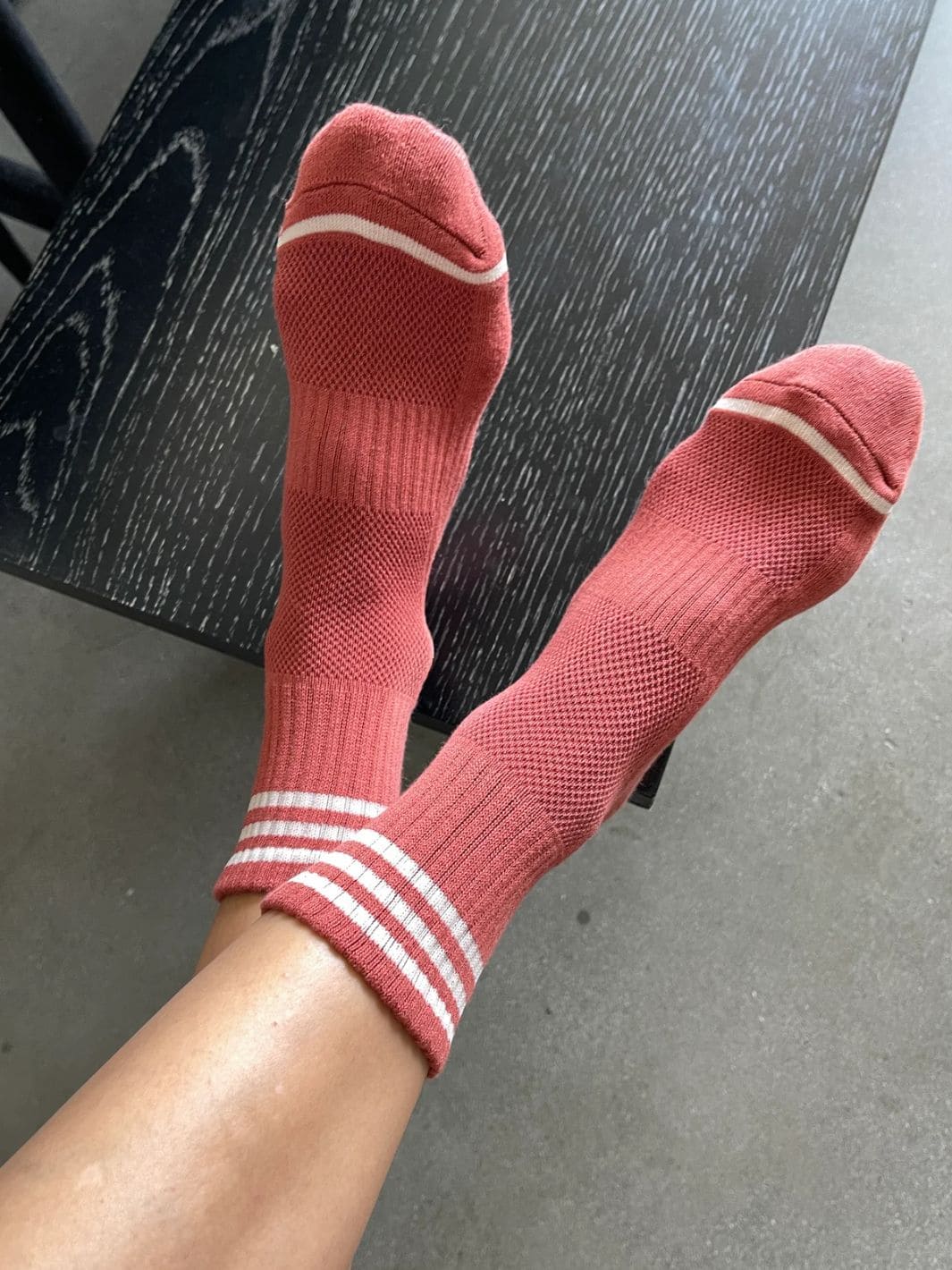 Twentyseven Toronto - Le Bon Shoppe Girlfriend Socks - Terracotta