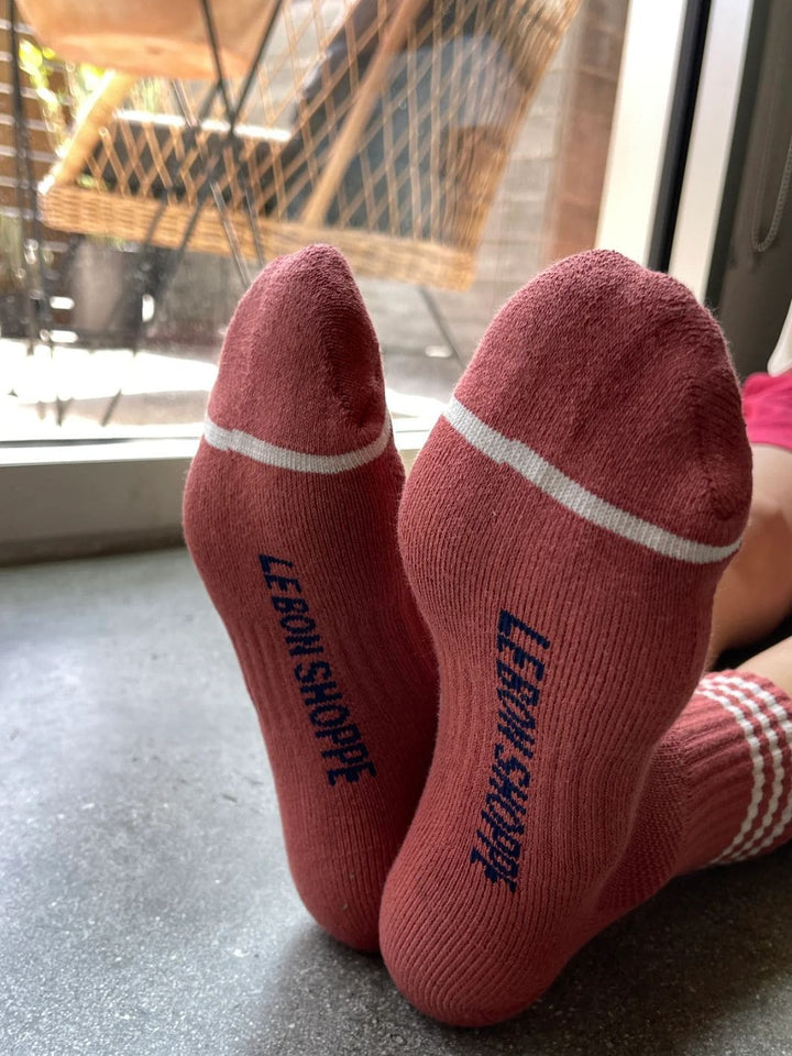 Twentyseven Toronto - Le Bon Shoppe Girlfriend Socks - Terracotta