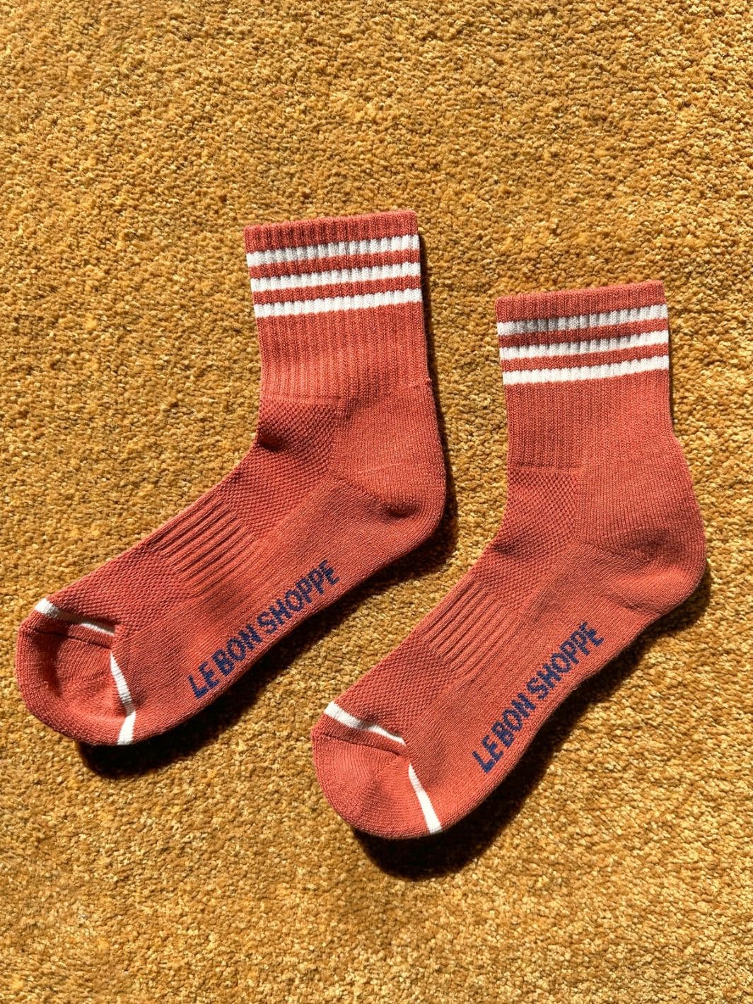 Twentyseven Toronto - Le Bon Shoppe Girlfriend Socks - Terracotta