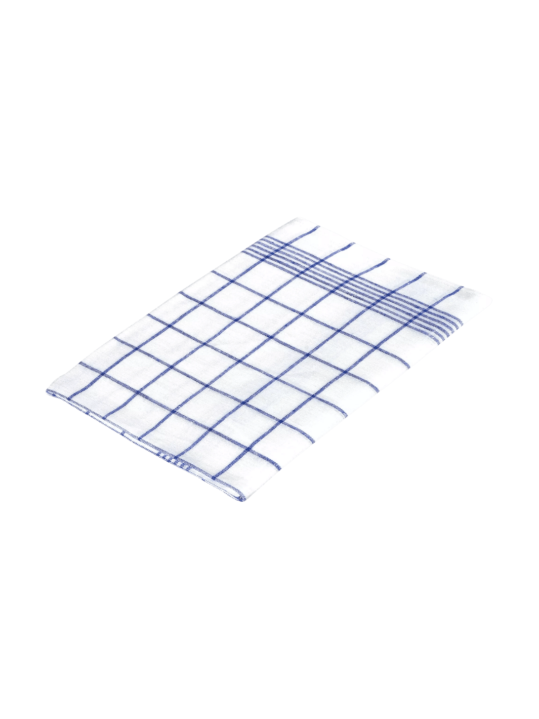 Glass Towel/Dish Towel in 'Blue Checkered' from Burstenhaus Redecker on a transparent background | Twentyseven Toronto
