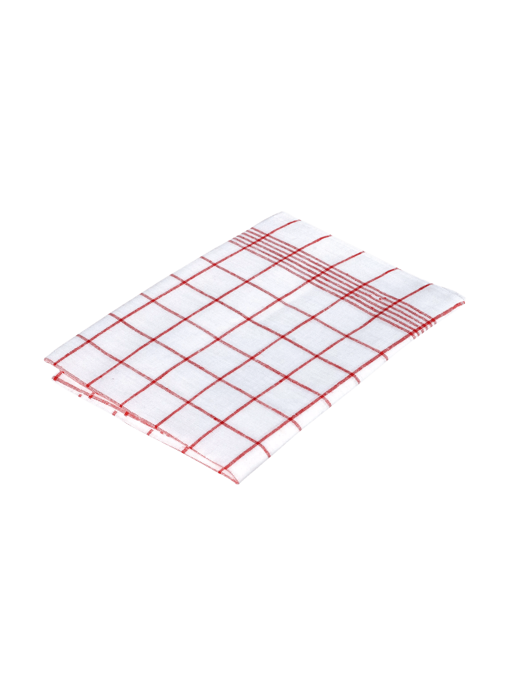 Glass Towel/Dish Towel in 'Red Checkered' from Burstenhaus Redecker on a transparent background | Twentyseven Toronto