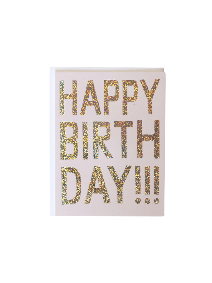 Twentyseven Toronto - Banquet Workshop Glitter Hologram Foil Birthday Card