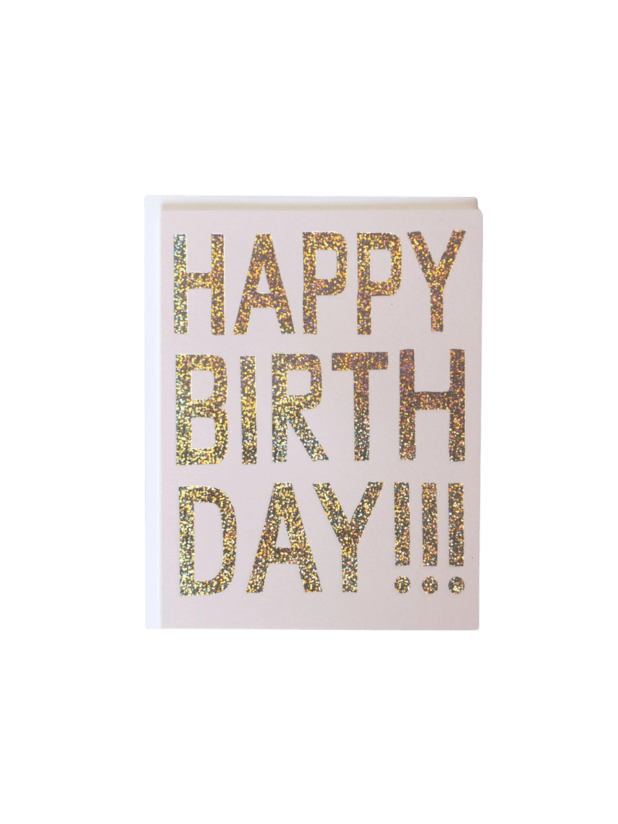 Twentyseven Toronto - Banquet Workshop Glitter Hologram Foil Birthday Card