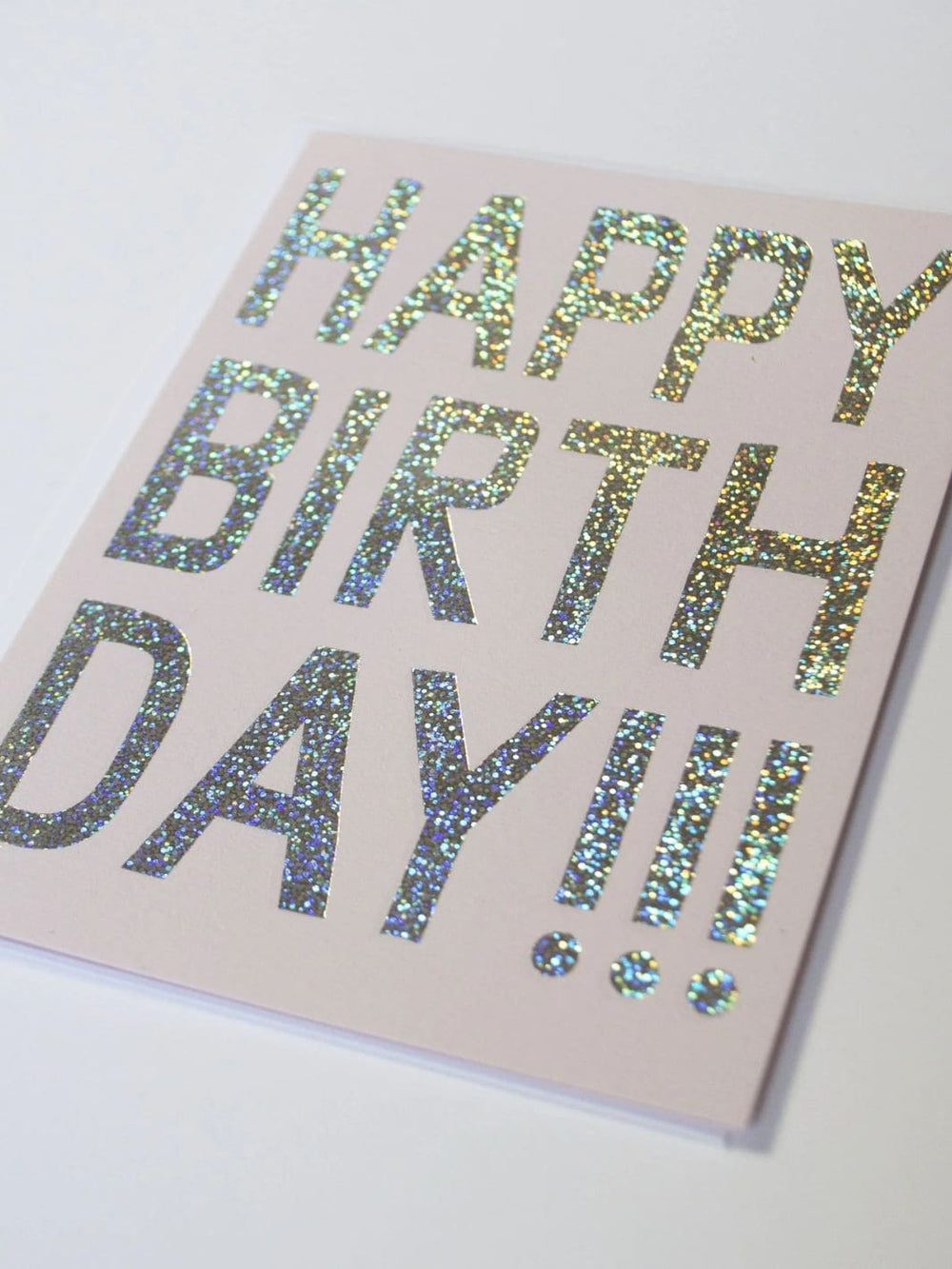 Twentyseven Toronto - Banquet Workshop Glitter Hologram Foil Birthday Card