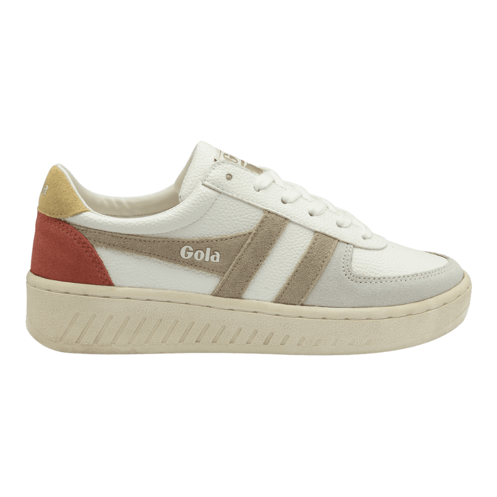 Gola Classics Women s Recycled Grandslam Trident Sneakers White Bone Flax Twentyseven Toronto 9