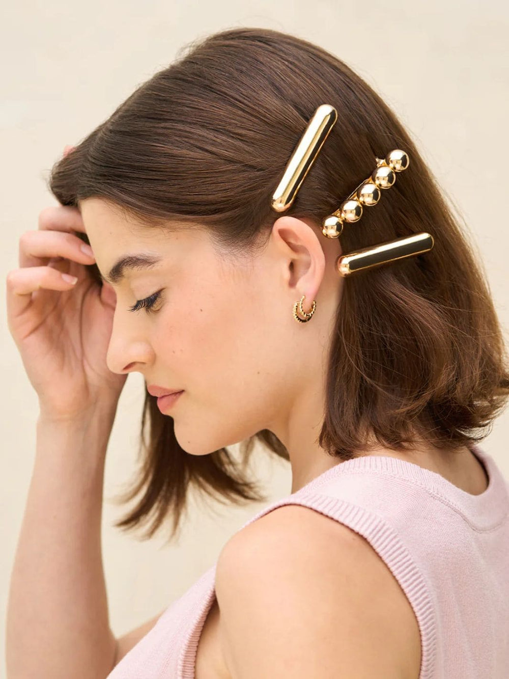 KITSCH Gold Metal Barrettes | Twentyseven Toronto