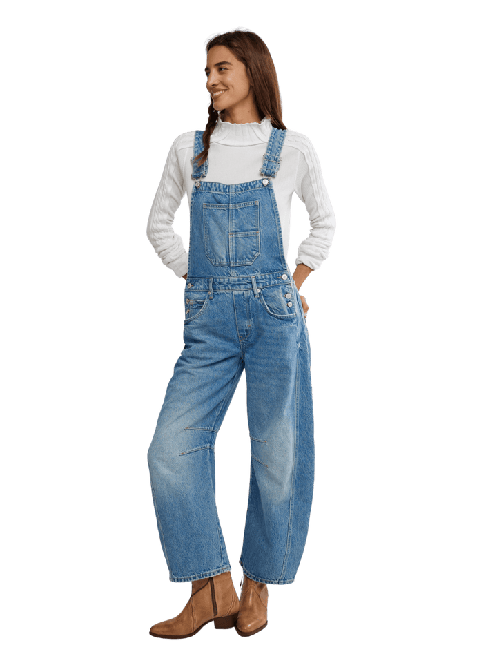 Free People We the Free Good Luck Overall in Ultra Light Beam | Twentyseven Toronto