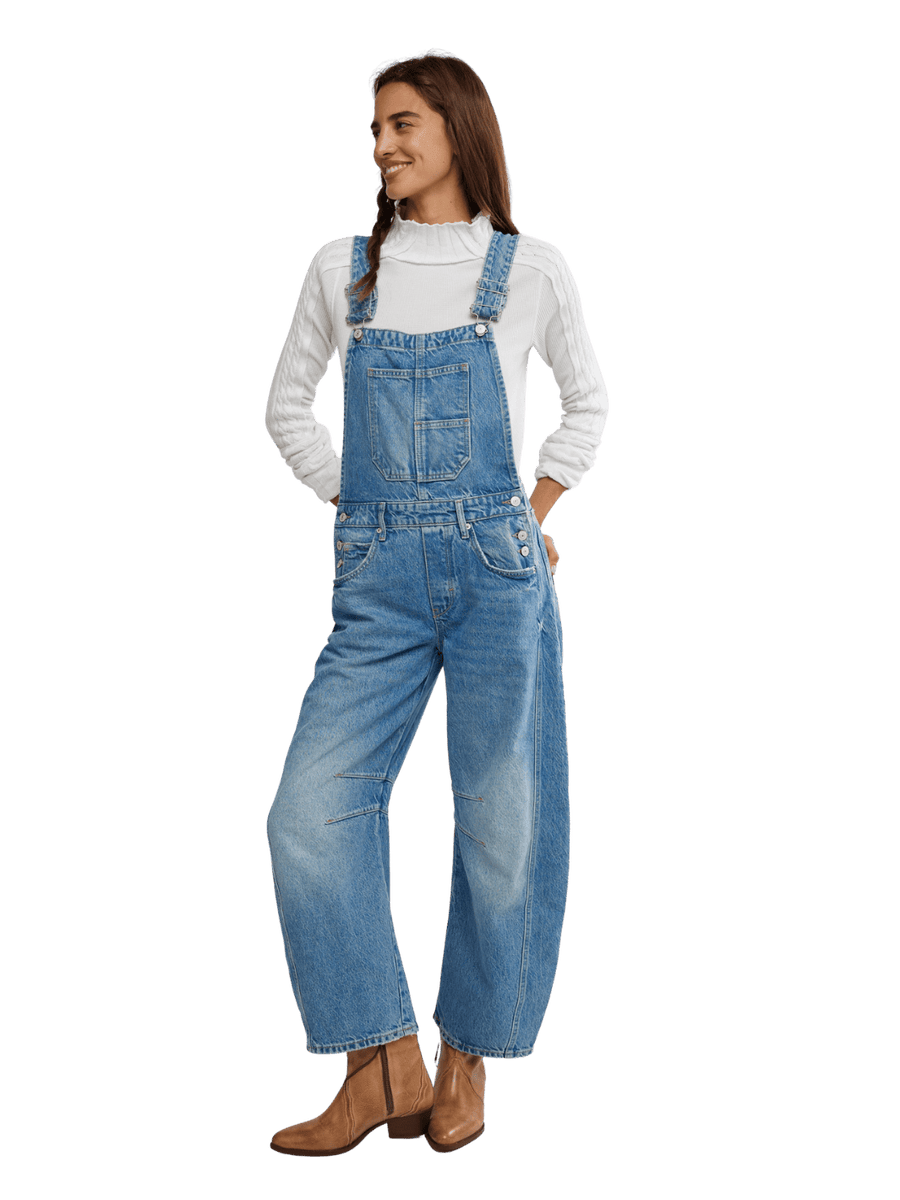 Free People We the Free Good Luck Overall in Ultra Light Beam | Twentyseven Toronto