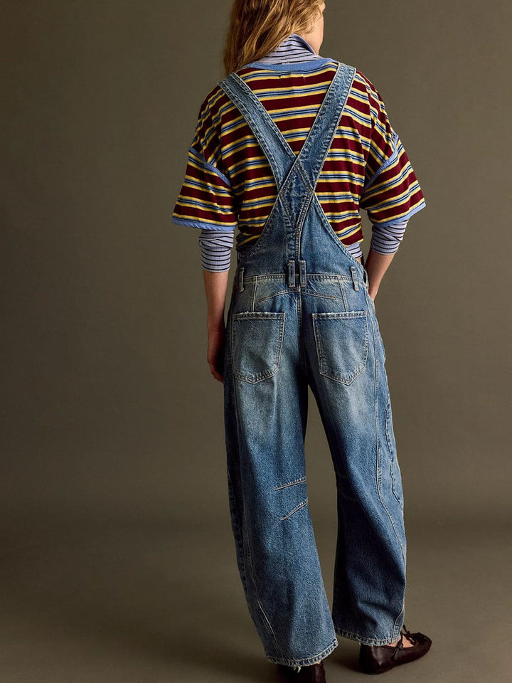 Free People We the Free Good Luck Overall in Ultra Light Beam | Twentyseven Toronto