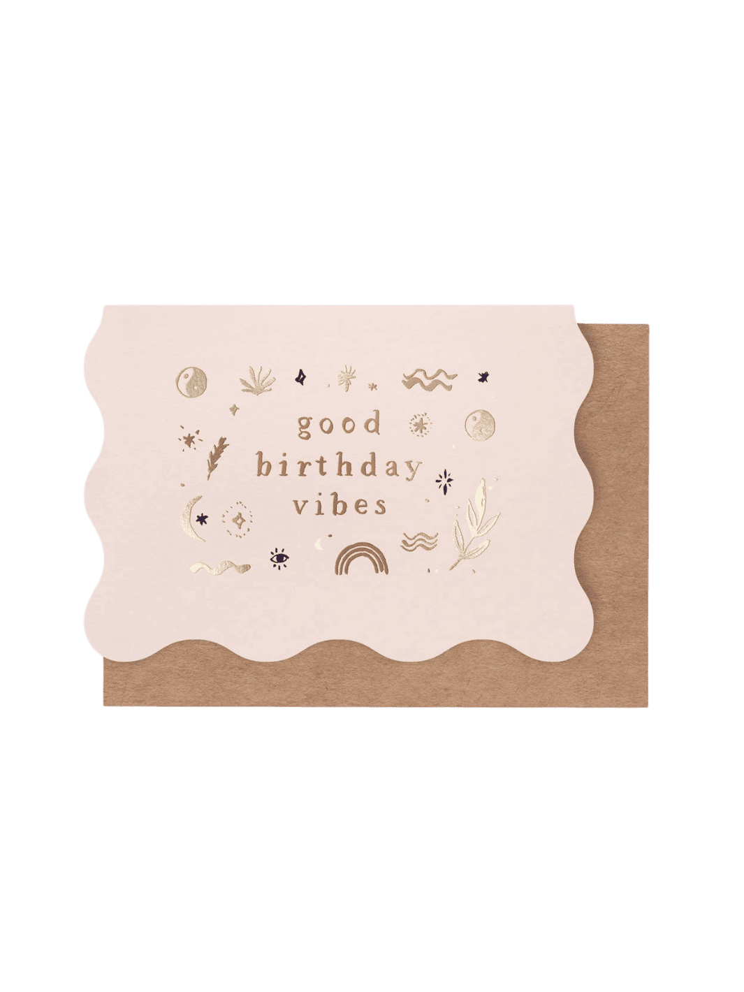 Sister Paper Co. Good Vibes Birthday Card | Greeting Cards | Minimalist Card | Twentyseven Toronto