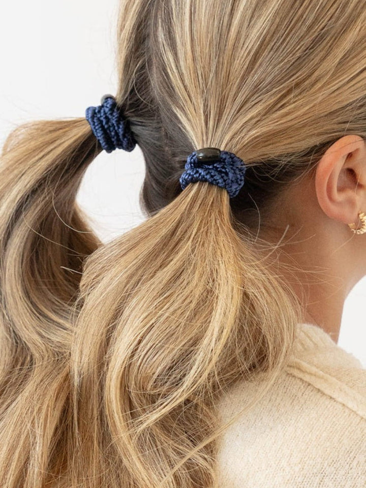 L. Erickson Grab & Go Ponytail Holders 8 Pack - Indigo | Twentyseven Toronto
