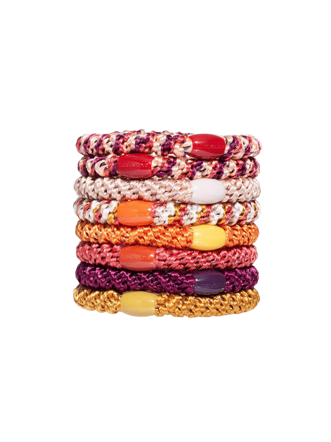 L. Erickson Grab & Go Ponytail Holders 8 Pack - Spiced Amber | Twentyseven Toronto