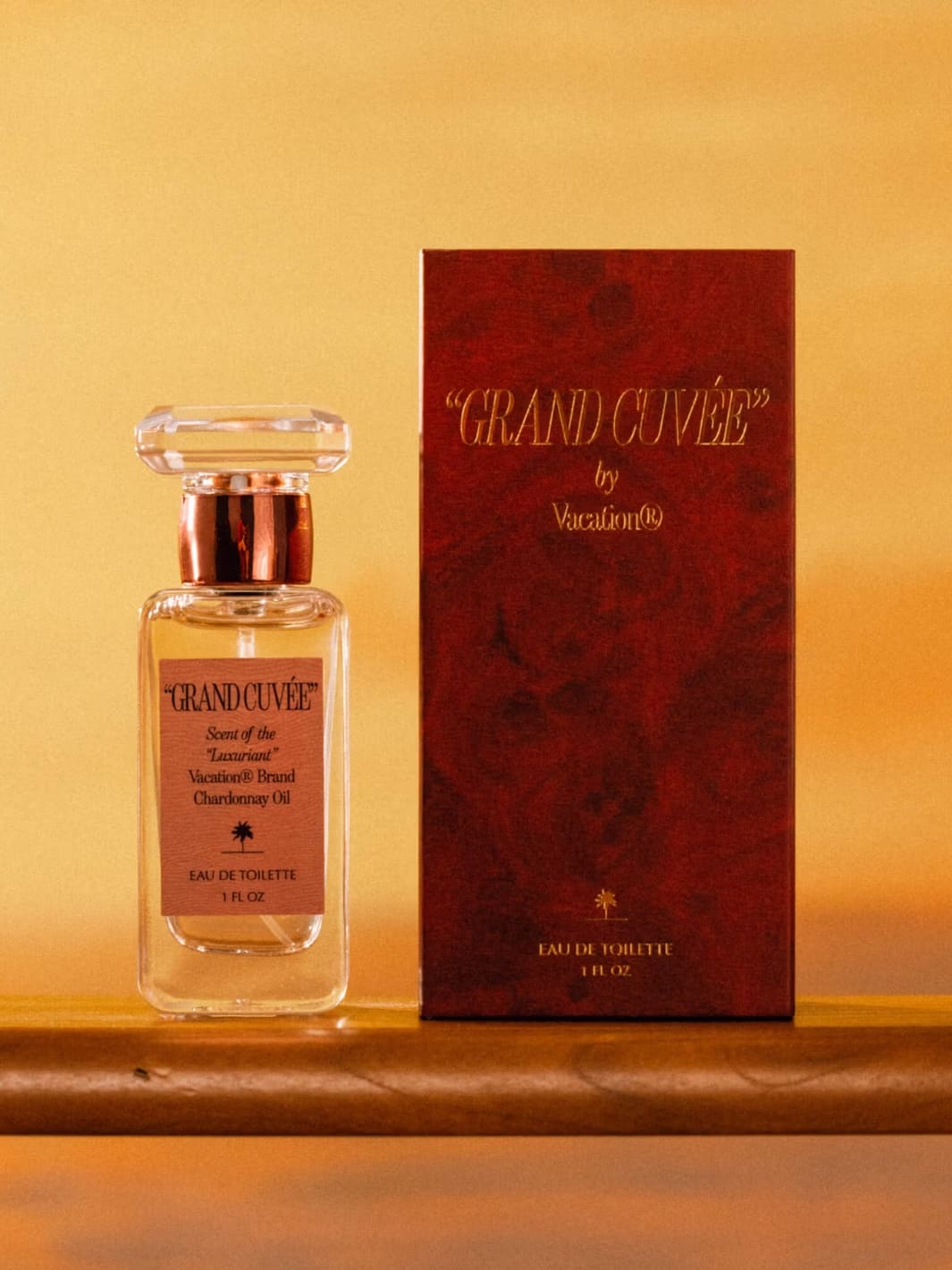 "GRAND CUVÉE" by Vacation Inc Eau de Toilette | Twentyseven Toronto | Vacation Inc Grand Cuveé perfume bottle and packaging 