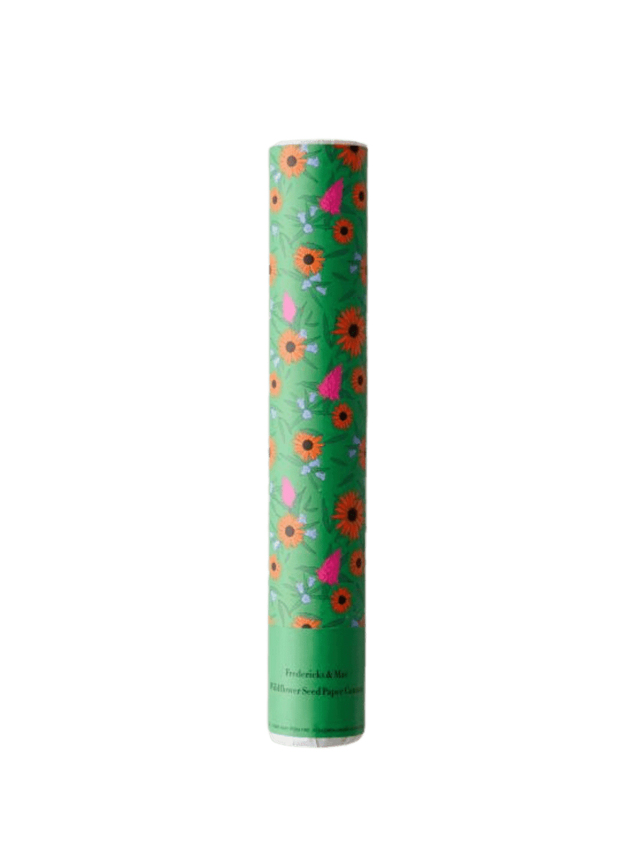 wildflower seed cannon Fredericks & Mae Green Wildflower Seed Paper Cannon