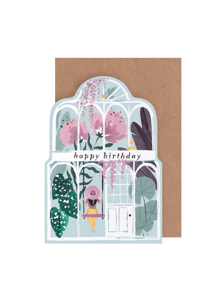 Sister Paper Co. Greenhouse Birthday Card | Plant Birthday Card | Plants Card | Twentyseven Toronto