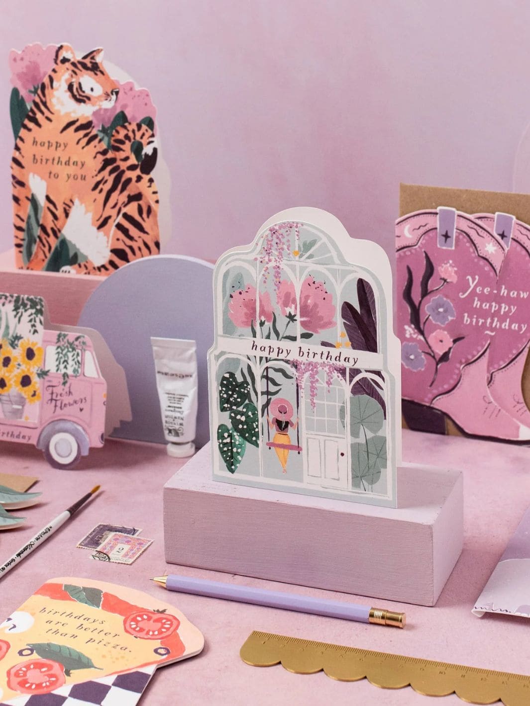 Sister Paper Co. Greenhouse Birthday Card | Plant Birthday Card | Plants Card | Twentyseven Toronto