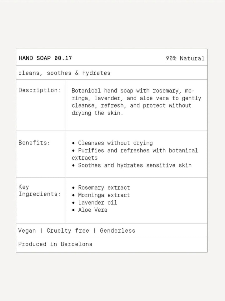 Midnight Cosmetics Hand Soap 00.18, 300ml | 10.14 Fl.Oz. | Twentyseven Toronto