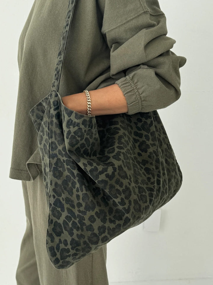 Le Bon Shoppe Happy Carry Bag in Fern Leopard | Twentyseven Toronto