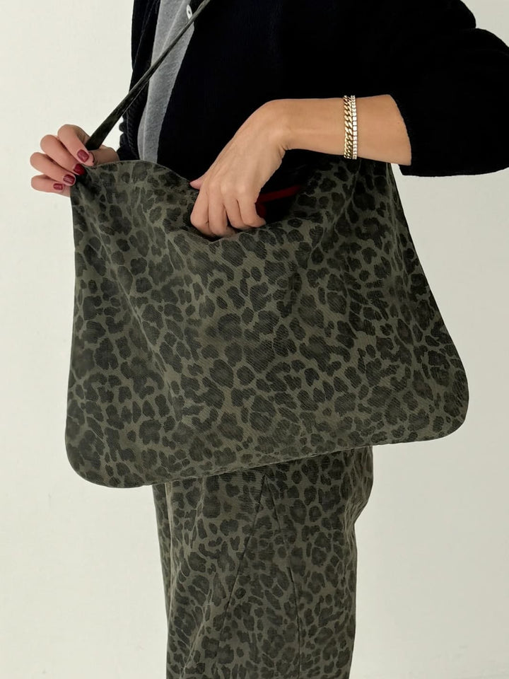Le Bon Shoppe Happy Carry Bag in Fern Leopard | Twentyseven Toronto