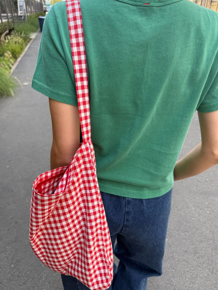 Le Bon Shoppe Happy Carry Bag in Red Gingham | Twentyseven Toronto