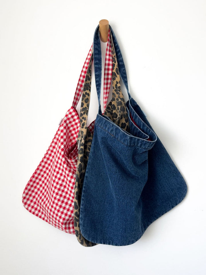 Le Bon Shoppe Happy Carry Bag in Blue Denim | Twentyseven Toronto