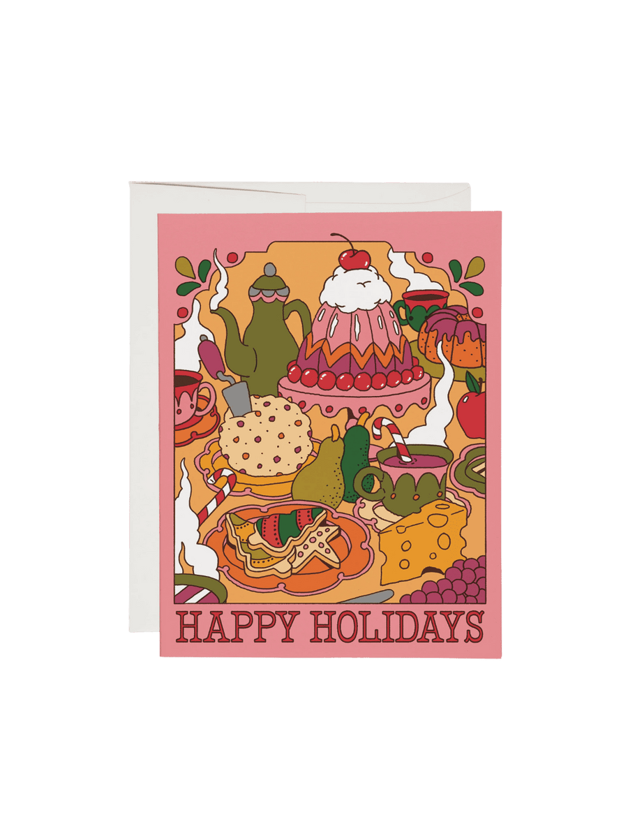 Red Cap Cards Happy Holidays Feast Greeting Card | Twentyseven Toronto