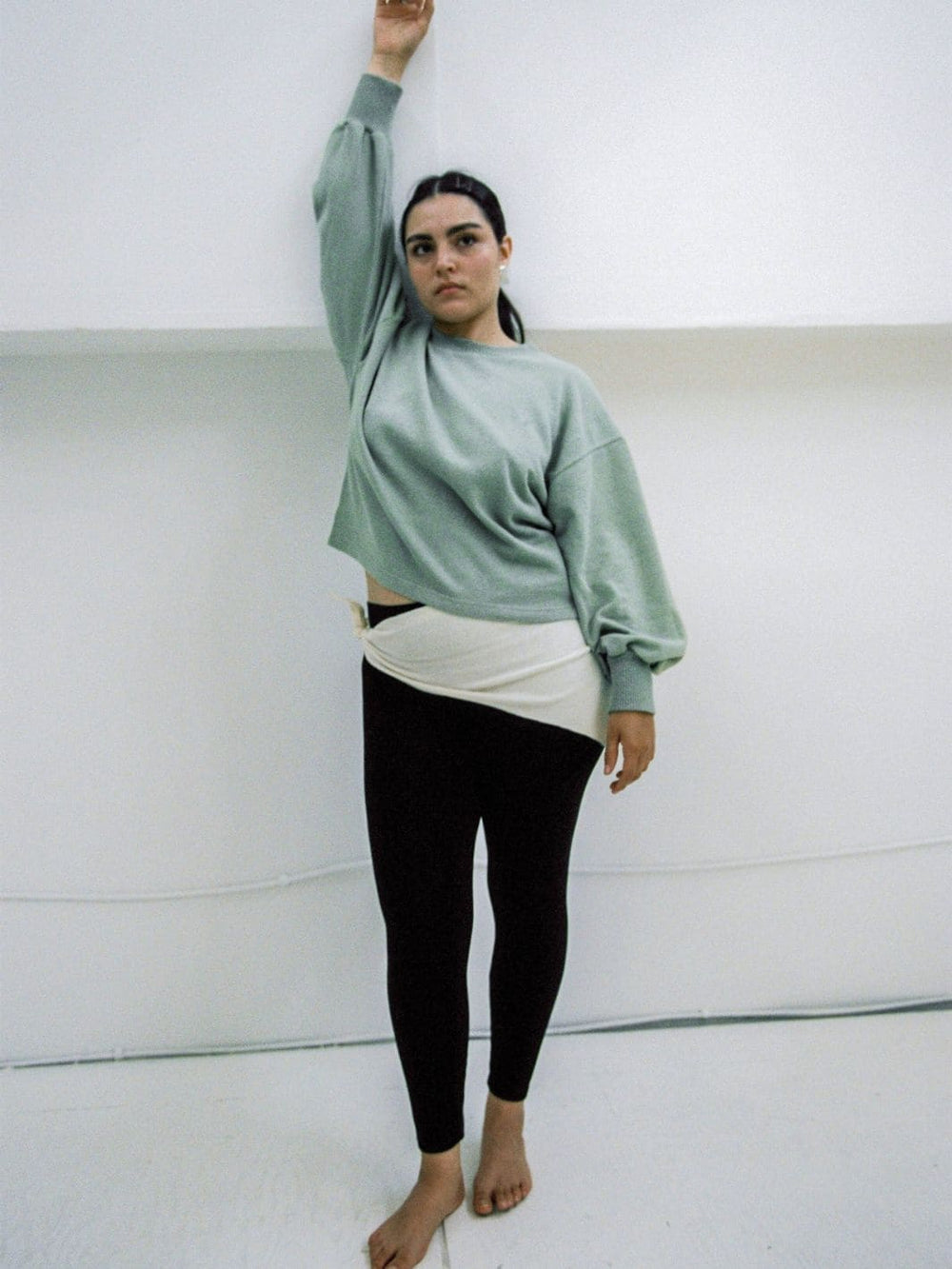 Merge Hemp Cloud Sweater in Sage | Twentyseven Toronto