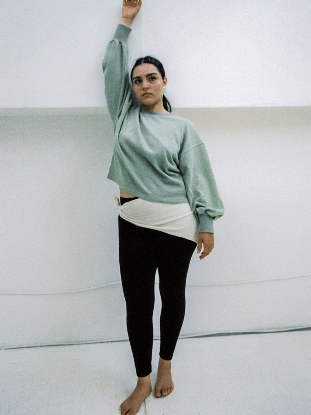 Merge Hemp Cloud Sweater in Sage | Twentyseven Toronto