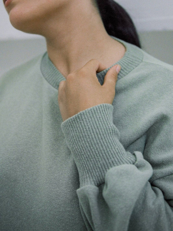 Merge Hemp Cloud Sweater in Sage | Twentyseven Toronto