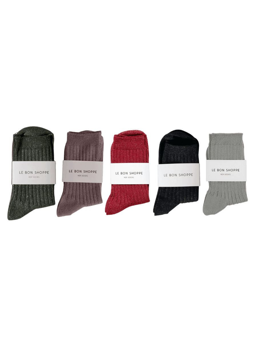 Le Bon Shoppe Her Sock Set - Pack of 5 | Twentyseven Toronto