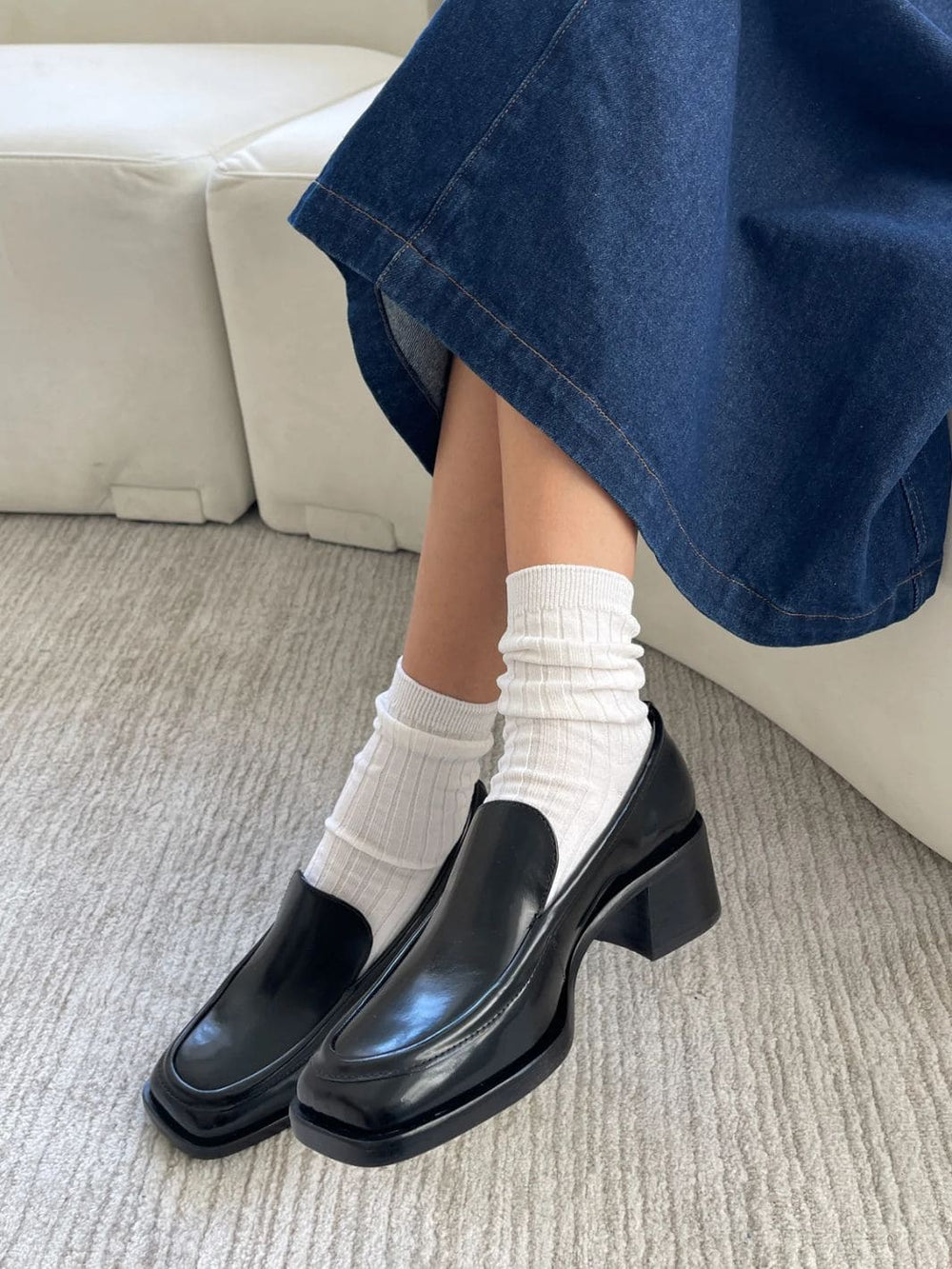 Le Bon Shoppe Her Socks (MC Cotton) - Classic White | Twentyseven Toronto