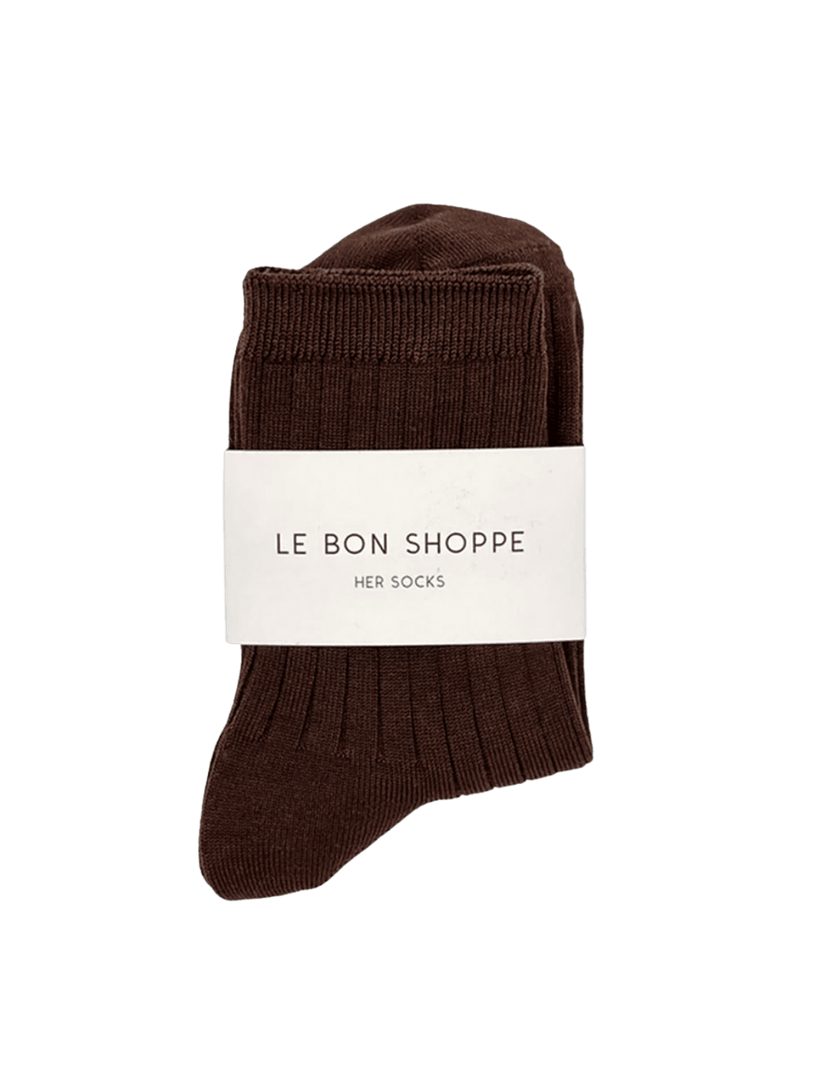 Le Bon Shoppe Her Socks (MC Cotton) - Coffee | Twentyseven Toronto