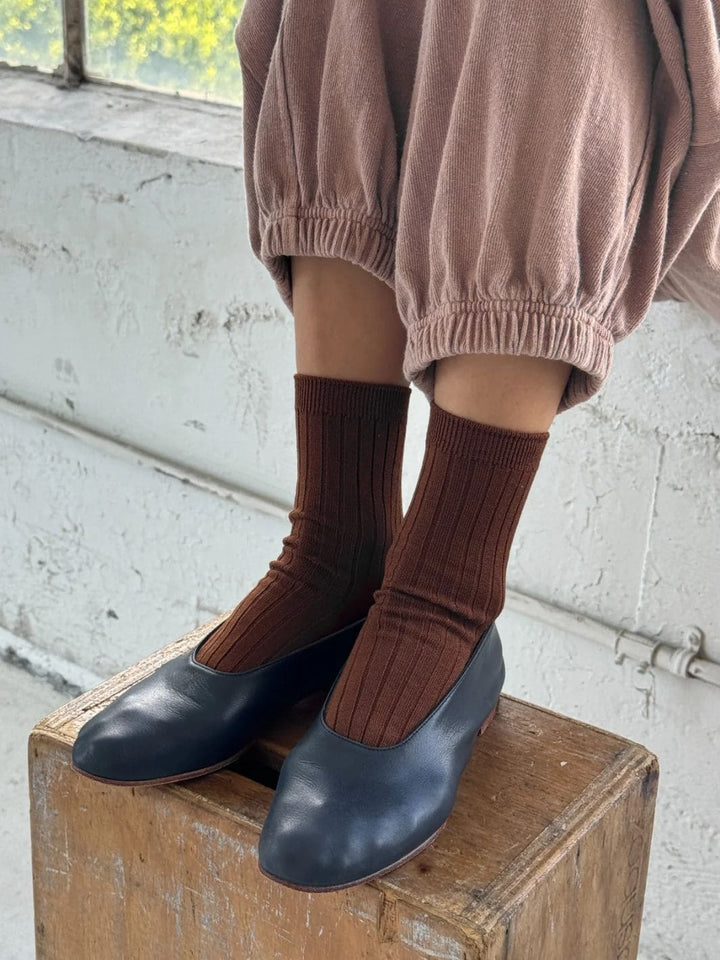 Le Bon Shoppe Her Socks (MC Cotton) - Coffee | Twentyseven Toronto