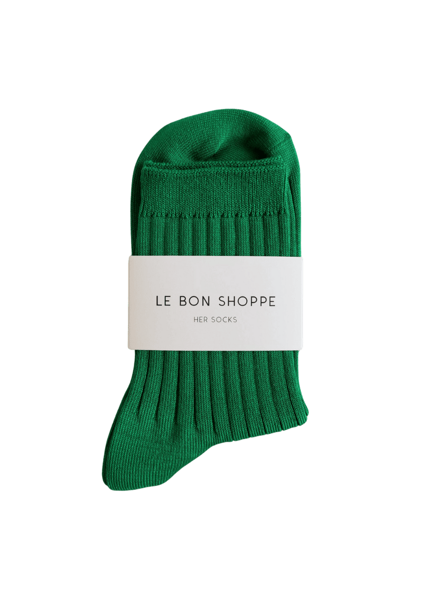 Le Bon Shoppe Her Socks (MC Cotton) - Kelly Green | Twentyseven Toronto