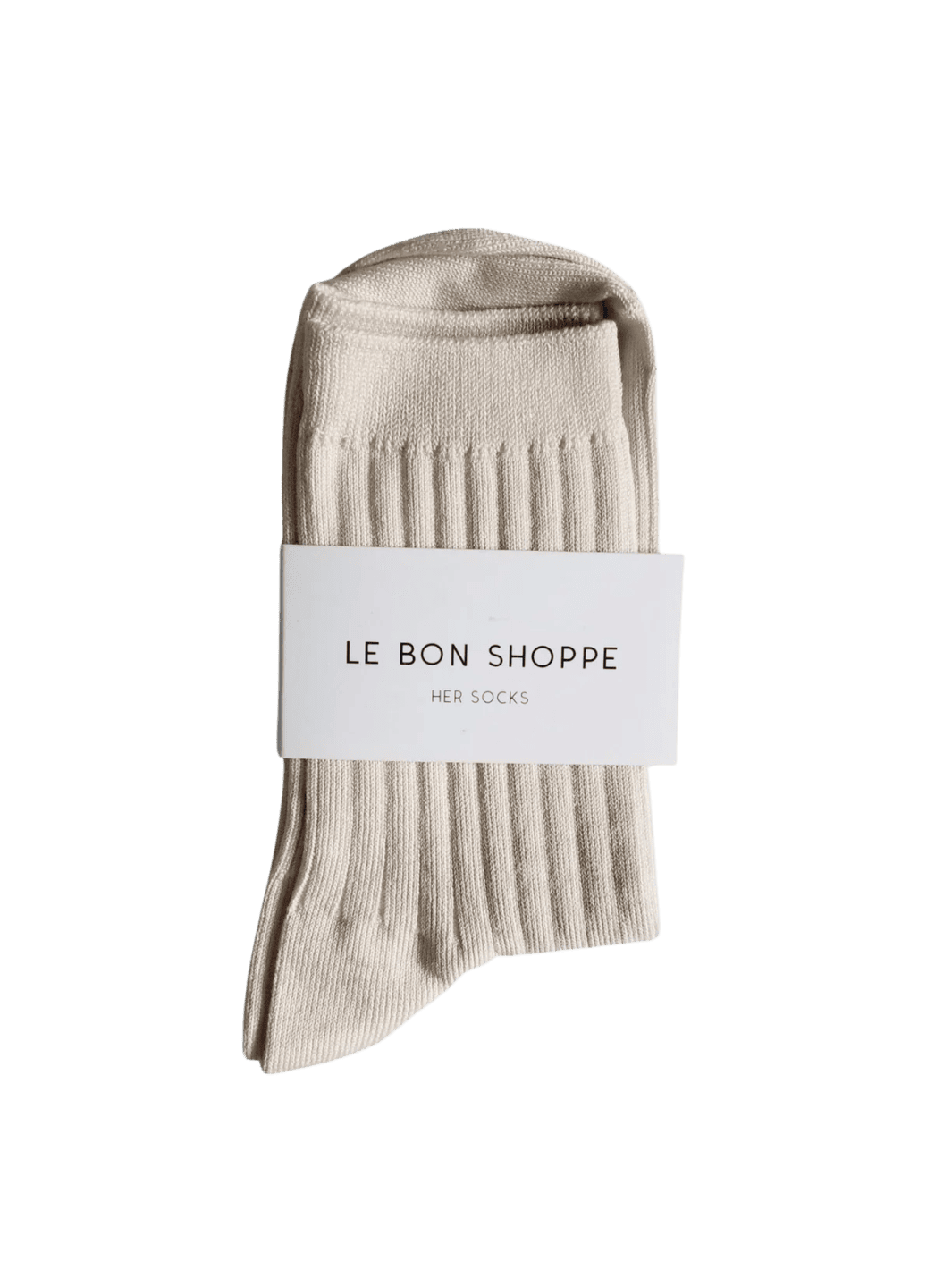 Le Bon Shoppe Her Socks (MC Cotton) - Porcelain | Twentyseven Toronto