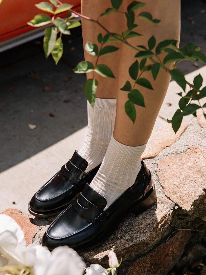 Le Bon Shoppe Her Socks (MC Cotton) - Porcelain | Twentyseven Toronto