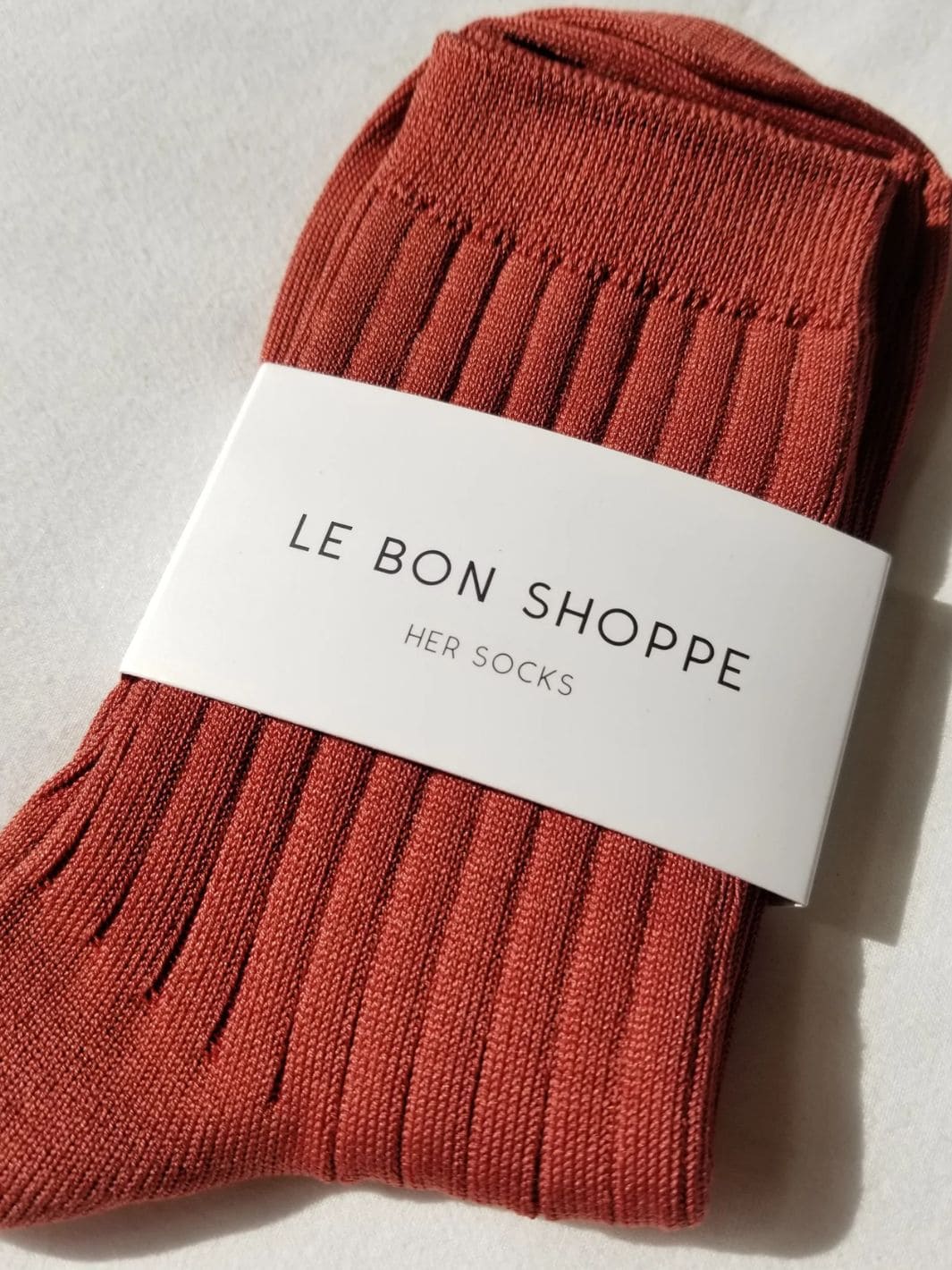 Le Bon Shoppe Her Socks (MC Cotton) - Terracotta | Twentyseven Toronto