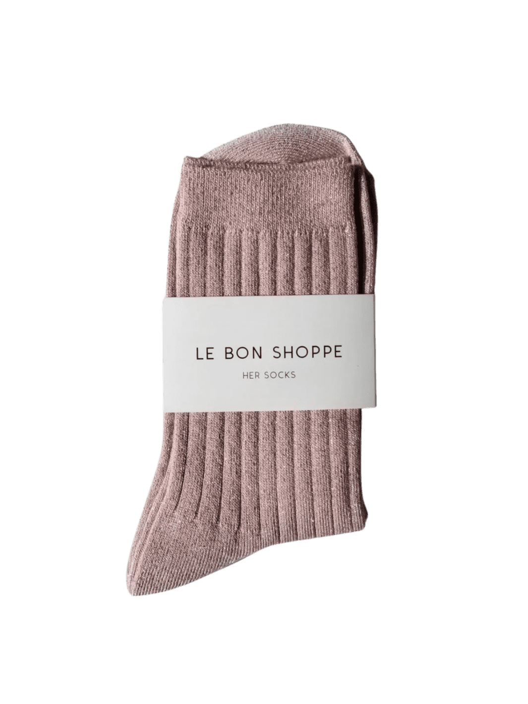 Le Bon Shoppe Her Socks (MODAL Lurex) - Rose Glitter | Twentyseven Toronto