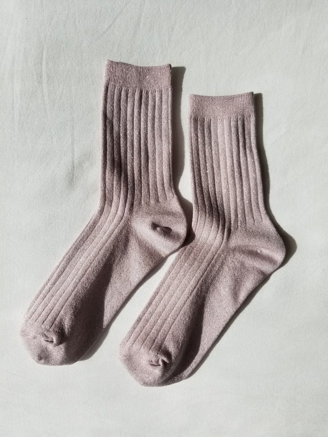 Le Bon Shoppe Her Socks (MODAL Lurex) - Rose Glitter | Twentyseven Toronto