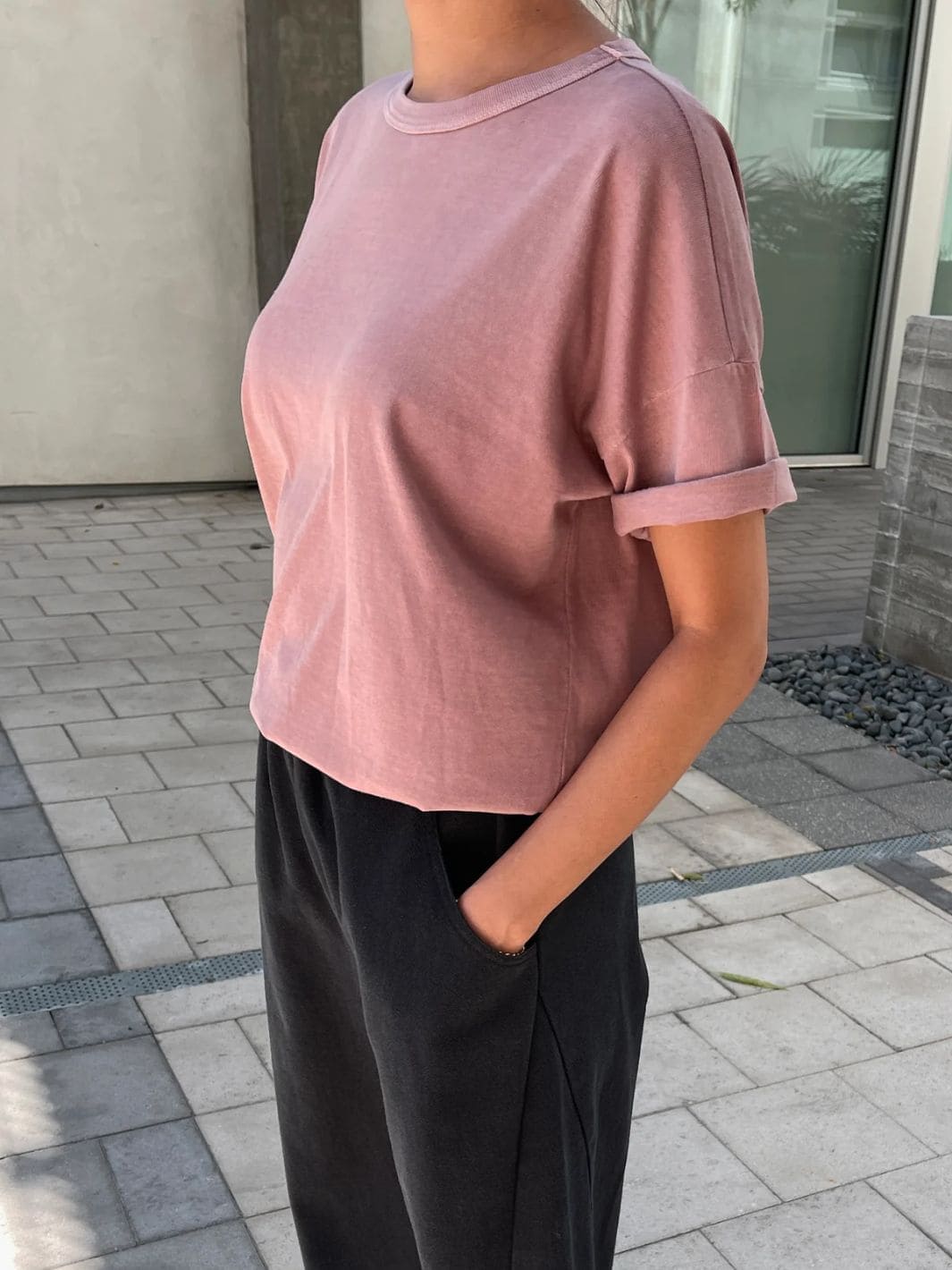 Twentyseven Toronto - Le Bon Shoppe Her Tee - Dried Rose